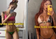 Ruivinha de Marte exibe transformação de biquíni e celebra mudança no corpo
