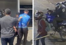 Quarteto é preso suspeito de roubar R$ 66 mil de locadora no bairro Praça 14, em Manaus