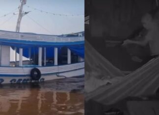 Nove bandidos armados invadem embarcação e fogem com barco em porto de Maraã