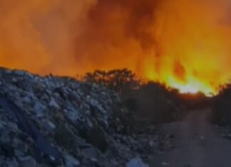 Incêndio atinge lixão de Iranduba e fumaça encobre pontos de Manaus