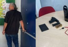 Homem furta arma de guarda municipal, esconde armamento e é preso em Manaus