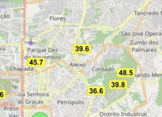 Cheiro de fumaça toma conta de pontos de Manaus em dia com previsão de 36°C