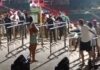 Confusão na entrada do FECANI termina com homem contido por policiais em Itacoatiara