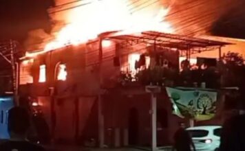 Incêndio destrói parte de residência e assusta moradores na Zona Sul de Manaus