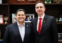 Alcolumbre indica Rodrigo Pacheco para vaga de ministro do Tribunal de Contas da União