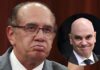 VÍDEO: Em defesa de Alexandre de Moraes, Gilmar Mendes dispara: “Até a máfia tem ética”