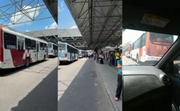 Motoristas paralisam transporte coletivo de Manaus após atraso no pagamento de salários