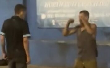 “Galerosos” trocam socos e chutes durante briga na Bola do Produtor; veja vídeo