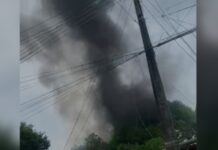 Incêndio é registrado próximo a área de mata no Tancredo Neves, em Manaus