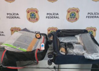 Amazonense é preso no RJ com 5,5 kg de cocaína que seriam levados para a Espanha