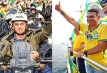 Flávio Bolsonaro participa de motociata em Manaus na sexta ao lado de apoiadores