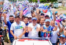 Banzeiro do 44 fecha ciclo pelo Madeira e leva mobilização de Roberto Cidade a quatro municípios