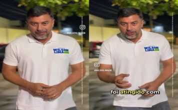 Wilson Lima escapa de atentado a tiros na zona norte de Manaus; PM fica ferido