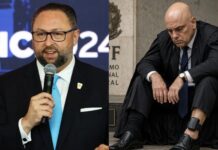 Aliado de Trump posta imagem de IA com “Xandão” usando tornozeleira eletrônica