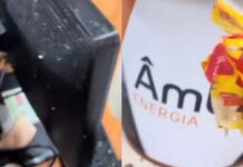 Mulher joga carnes na recepção da Âmbar Energia após reclamar de alimentos estragados
