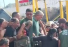Aglomeração e bate-boca: passageiros enfrentam sufoco para embarcar no Porto de Manaus