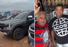 Amigos apostam duas S10 e cordões de ouro em disputa entre Lula e Flávio Bolsonaro