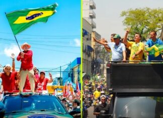Lula faz comício em Natal e Flávio participa de moto-carreata no Rio