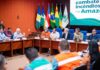 Governador Roberto Cidade recebe ministros e reforça atuação conjunta contra incêndios florestais no Amazonas