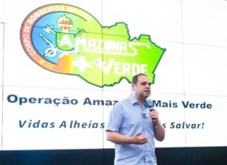 Governador Roberto Cidade apresenta cenário das queimadas no Amazonas a ministros