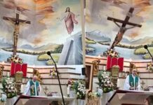 Tragédia! Padre morre após cruz de madeira cair sobre sua cabeça durante missa