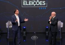 Flávio Bolsonaro e Lula ficam frente a frente no primeiro debate do segundo turno
