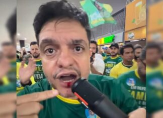Candidato bolsonarista é agredido com soco durante ato com mote “fora, PT”