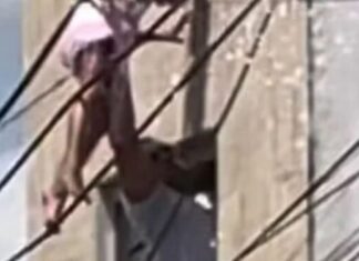 Criança de 4 anos cai de casa e fica presa em fios elétricos, mas é resgatada por PM